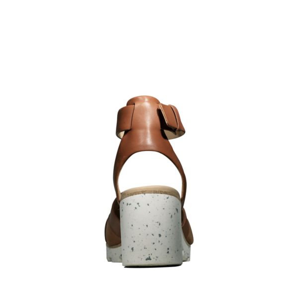 Clarks Womens Rene Daisy Sandals Brown | CA-8632140